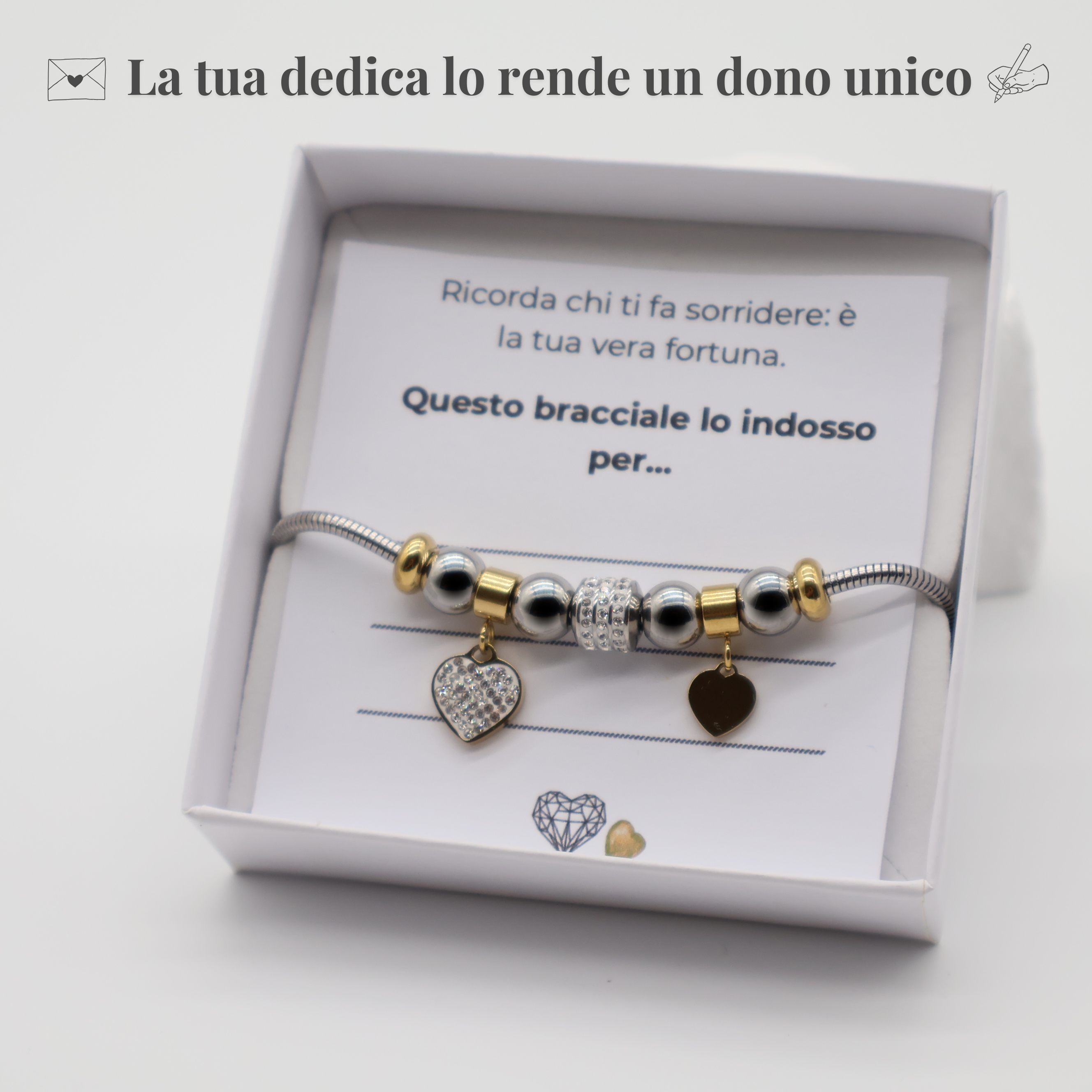 Bracciale "Cuori Uniti"