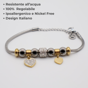 Bracciale "Cuori Uniti"