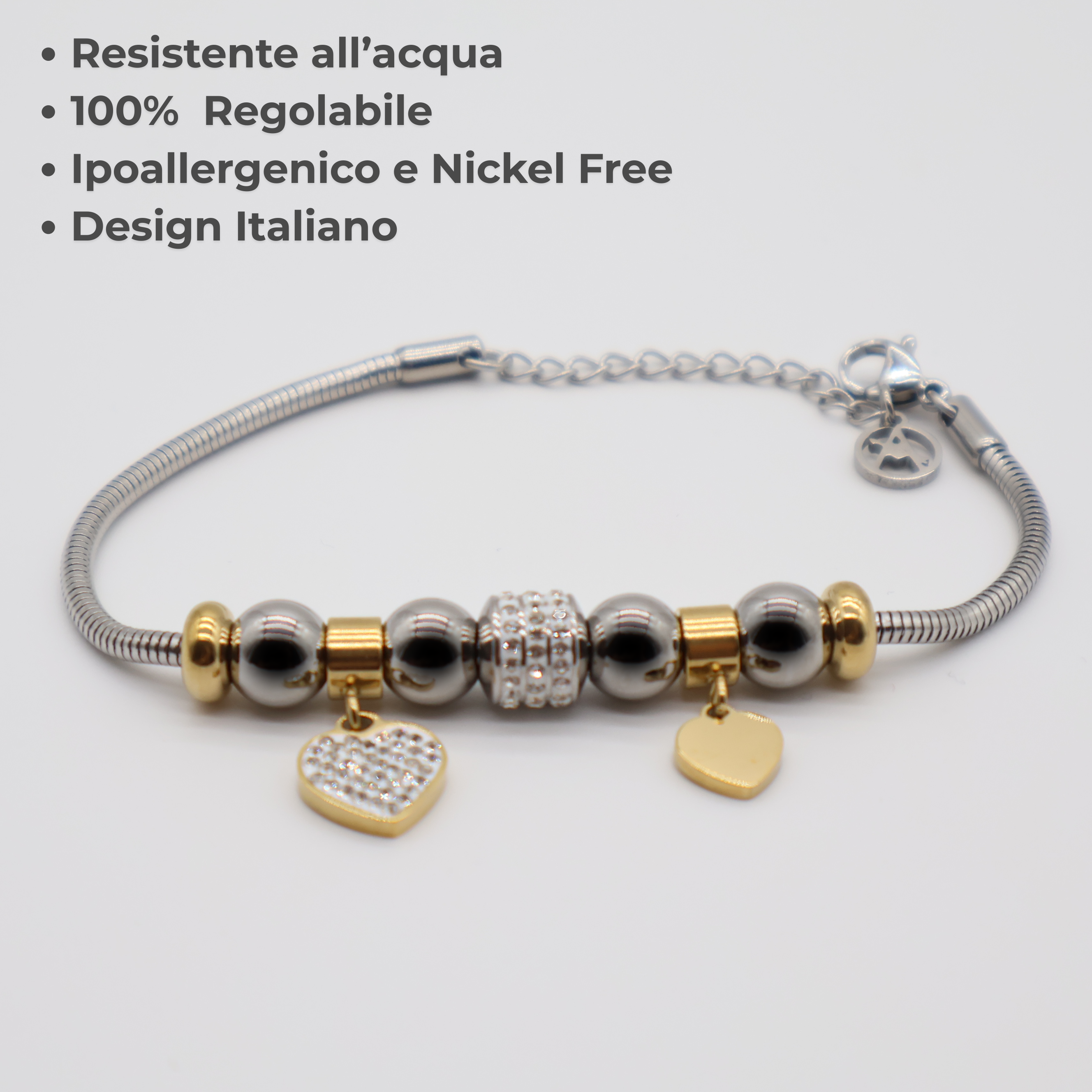 Bracciale "Cuori Uniti"